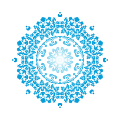 Image showing Circle Snowflake