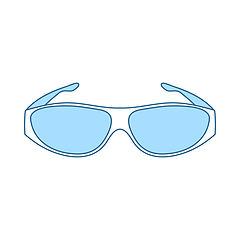 Image showing Poker Sunglasses Icon