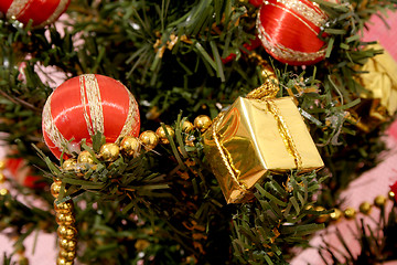 Image showing christmas tree detail