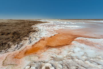 Image showing salt mineral mining in Namibia