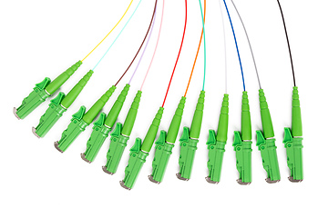 Image showing fiber optic single mode hybrid patch cord