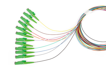 Image showing fiber optic single mode hybrid patch cord