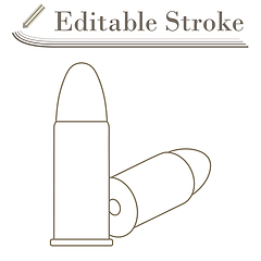 Image showing Pistol Bullets Icon