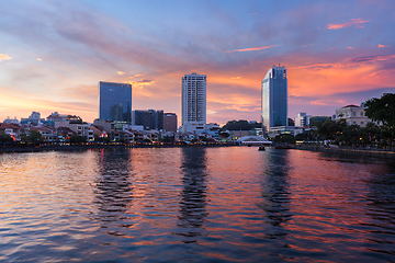 Image showing Travel Singapore background