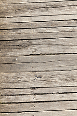 Image showing flooring wooden pier