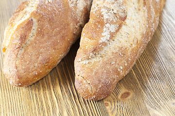 Image showing fresh light-colored bread