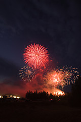 Image showing Nice fireworks