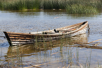 Image showing wooden boat