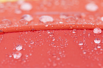 Image showing red part of umbrella