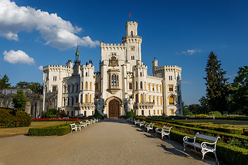 Image showing Czech Republic castle Hluboka nad Vltavou