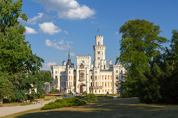 Image showing Czech Republic castle Hluboka nad Vltavou