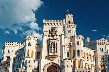 Image showing Czech Republic castle Hluboka nad Vltavou