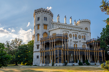 Image showing Czech Republic castle Hluboka nad Vltavou