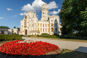 Image showing Czech Republic castle Hluboka nad Vltavou