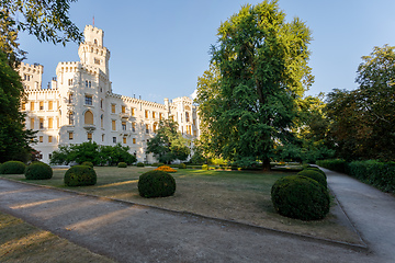 Image showing Czech Republic castle Hluboka nad Vltavou