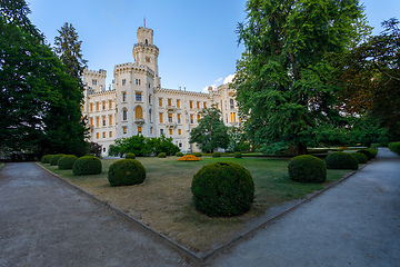 Image showing Czech Republic castle Hluboka nad Vltavou