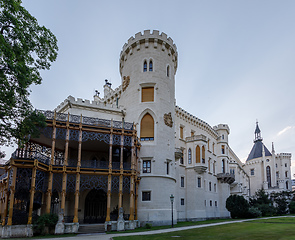 Image showing Czech Republic castle Hluboka nad Vltavou