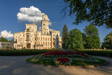 Image showing Czech Republic castle Hluboka nad Vltavou