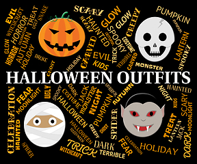 Image showing Halloween Outfits Shows Trick Or Treat Clothes