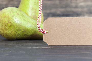 Image showing pear in a store