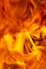 Image showing chaotic orange flames