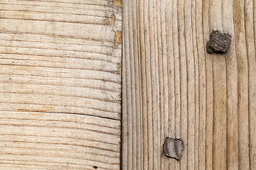 Image showing part of an old wooden door