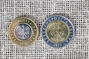 Image showing two Polish coins