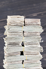 Image showing a lot of paper cash