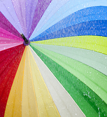 Image showing colorful umbrella