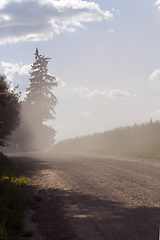 Image showing road dust