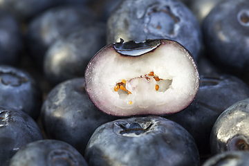 Image showing blueberry flesh