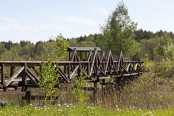 Image showing wooden bridge