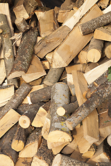 Image showing firewood wood