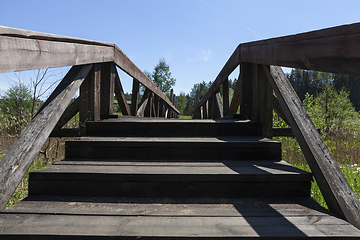 Image showing wooden bridge