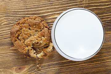 Image showing crispy crumbled wheat cookies