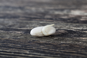 Image showing one peeled sprouted bean