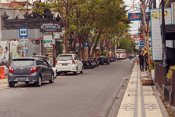 Image showing Streets of Kuta, bali Indonesia