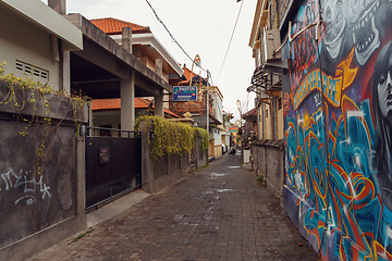 Image showing Streets of Kuta, bali Indonesia