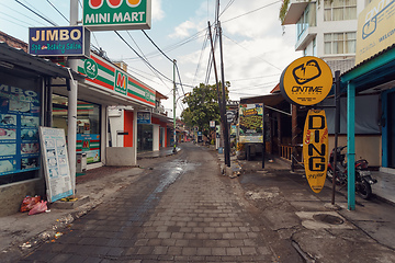 Image showing Streets of Kuta, bali Indonesia