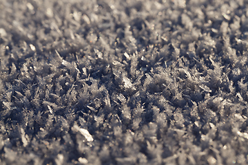 Image showing Snowy background, winter