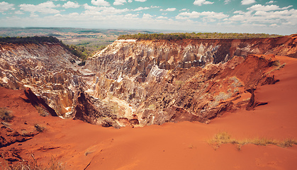 Image showing Ankarokaroka canyon in Ankarafantsika, Madagascar