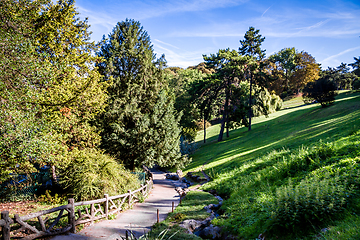 Image showing Buttes-Chaumont Park, Paris