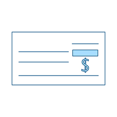 Image showing Bank Check Icon