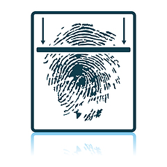 Image showing Fingerprint Scan Icon