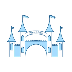 Image showing Amusement Park Entrance Icon