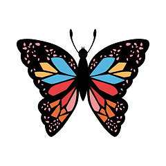 Image showing Butterfly Icon