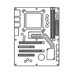 Image showing Motherboard Icon