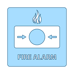 Image showing Fire Alarm Icon