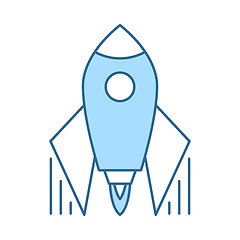 Image showing Startup Rocket Icon