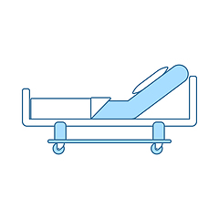 Image showing Hospital Bed Icon